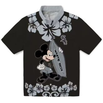 MLB Chicago White Sox Surfing Mickey Aloha Shirt - Tropical Vacation Fan Favorite