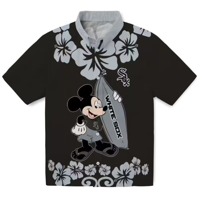 MLB Chicago White Sox Surfing Mickey Aloha Shirt - Tropical Vacation Fan Favorite