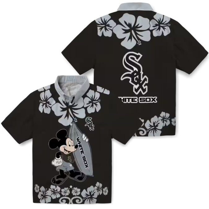 MLB Chicago White Sox Surfing Mickey Aloha Shirt - Tropical Vacation Fan Favorite
