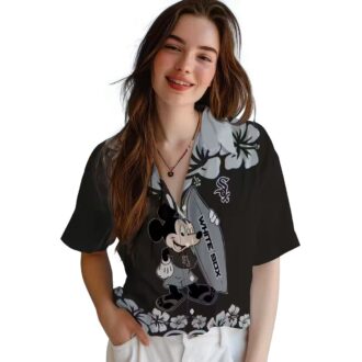 MLB Chicago White Sox Surfing Mickey Aloha Shirt - Tropical Vacation Fan Favorite