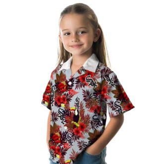 MLB Chicago White Sox Tropical Floral Hawaiian Shirt for Men & Women
