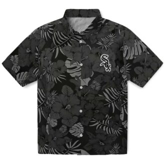 Official Chicago White Sox Black Hawaiian Shirt - Jungle Vibes MLB Beachwear