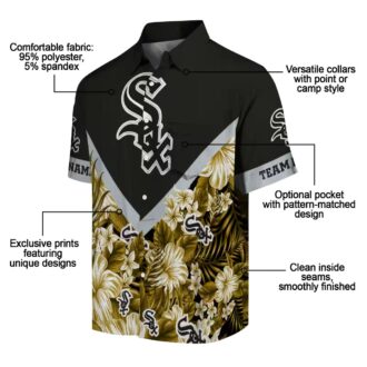 Personalized Chicago White Sox Tropical Hawaiian Shirt - MLB Floral Beach Shirt