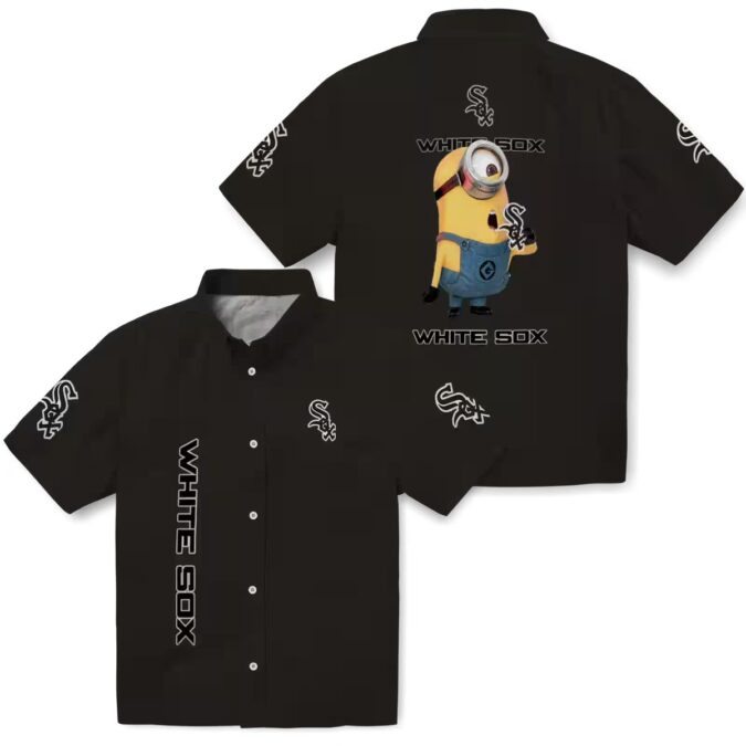 Stuart Minion x Chicago White Sox Tropical Hawaiian Shirt - MLB Fan Summer Outfit 2025
