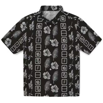 Stylish Chicago White Sox Black Floral Hawaiian Shirt - MLB Tropical Beachwear