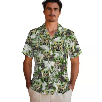 Stylish Chicago White Sox Hawaiian Shirt - MLB Tropical Green Yoda Print for Men