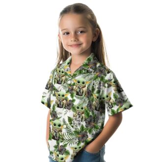 Stylish Chicago White Sox Hawaiian Shirt - MLB Tropical Green Yoda Print for Men