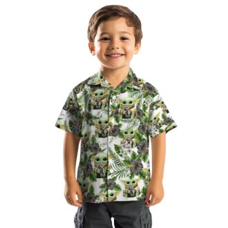 Stylish Chicago White Sox Hawaiian Shirt - MLB Tropical Green Yoda Print for Men