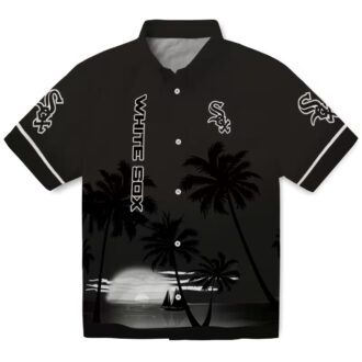 Trendy Chicago White Sox Hawaiian Shirt - Tropical Sunset Beach Style for Summer
