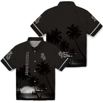 Trendy Chicago White Sox Hawaiian Shirt - Tropical Sunset Beach Style for Summer