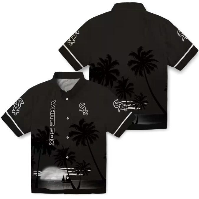 Trendy Chicago White Sox Hawaiian Shirt - Tropical Sunset Beach Style for Summer