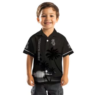 Trendy Chicago White Sox Hawaiian Shirt - Tropical Sunset Beach Style for Summer