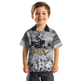 Trendy Chicago White Sox MLB Hawaiian Shirt - Black Tropical Canoe Summer Shirt