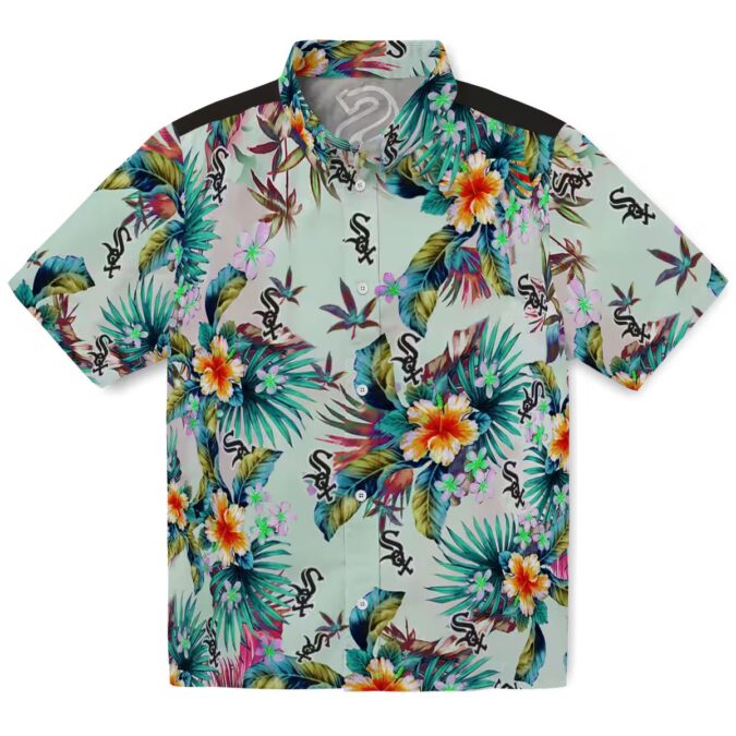 Tropical Green Hawaiian Shirt for Chicago White Sox Fans - MLB Summer Vacation Tee