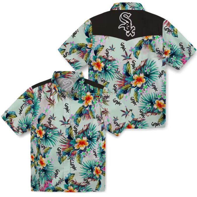 Tropical Green Hawaiian Shirt for Chicago White Sox Fans - MLB Summer Vacation Tee