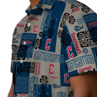 Cleveland Guardians Tribal Pattern Hawaiian Shirt - MLB Fan Shirt for Summer 2025