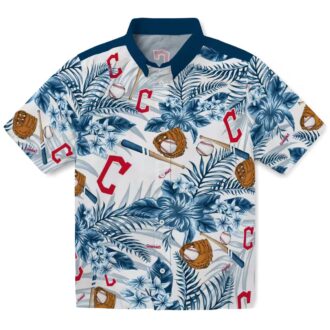 Official Cleveland Guardians Floral Hawaiian Shirt - MLB Baseball Summer Shirt for Fans