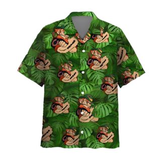 Chicago Bears St Patrick's Day Hawaiian Shirt - Leprechaun Aloha Button Up for NFL Fans