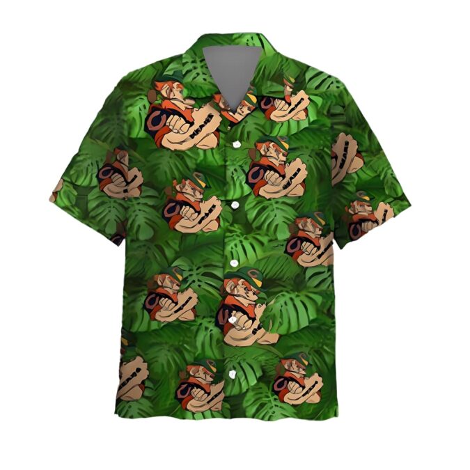 Chicago Bears St Patrick's Day Hawaiian Shirt - Leprechaun Aloha Button Up for NFL Fans