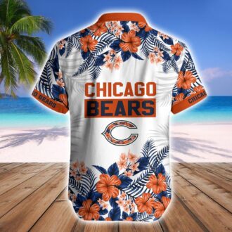 Chicago Bears Tropical Aloha Shirt and Shorts Matching Set for Men - Summer Fan Outfit 2025