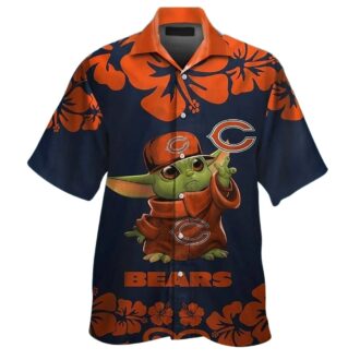Limited Baby Yoda x Chicago Bears Hawaiian Shirt - Beach Ready NFL Shirt 2025