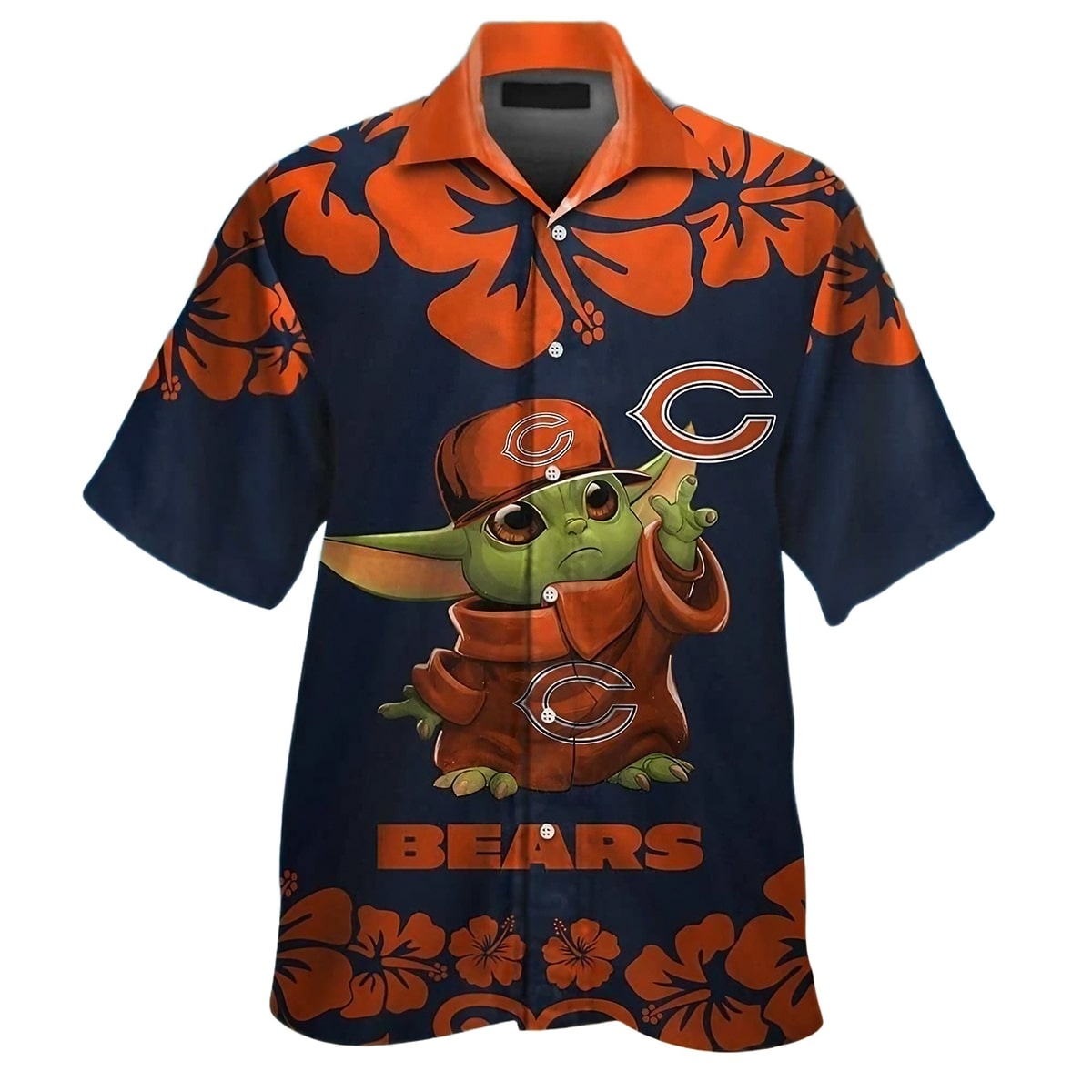 Limited Baby Yoda x Chicago Bears Hawaiian Shirt - Beach Ready NFL Shirt 2025