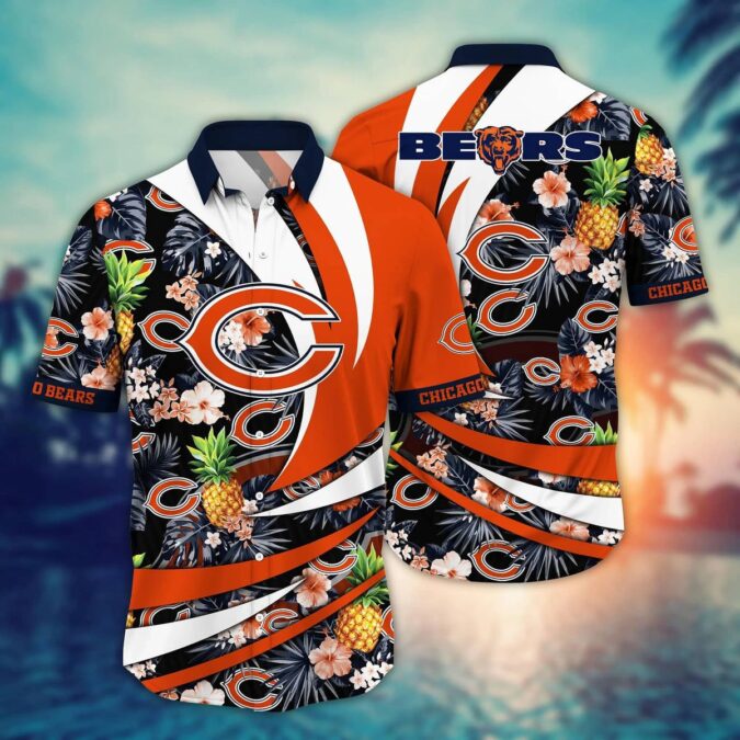 Limited Edition Chicago Bears NFL Hawaiian Shirt - Aloha Watermelon Print for Tailgate Party