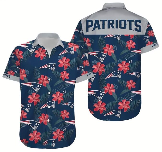 New England Patriots Game Day Hawaiian Shirt - Unique NFL Tropical Gift Idea for Football Fans 2025