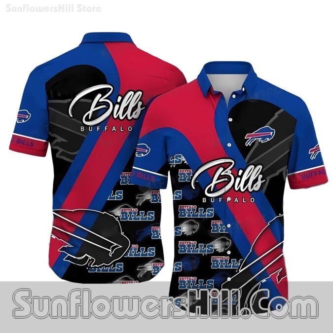 Buffalo Bills Bold Stripe Casual Shirt for Unisex Summer Football Style