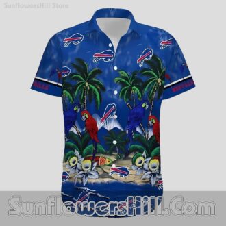 Buffalo Bills Ocean Island Casual Shirt for Fans Who Love Fun Summer Looks