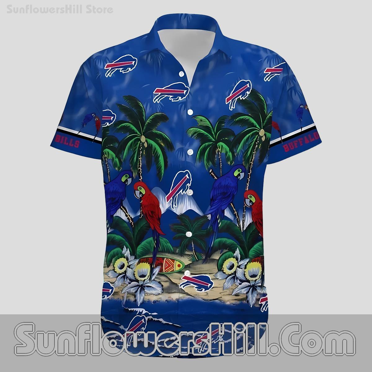 Buffalo Bills Ocean Island Casual Shirt for Fans Who Love Fun Summer Looks