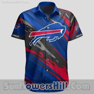 Buffalo Bills Sporty Graphic Short Sleeve Shirt for Unisex Football Style