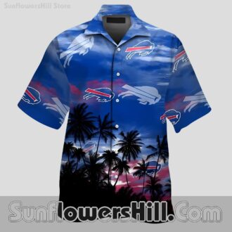 Buffalo Bills Tropical Night Unisex Hawaiian Shirt for Vacation Wear
