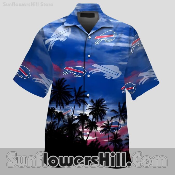 Buffalo Bills Tropical Night Unisex Hawaiian Shirt for Vacation Wear