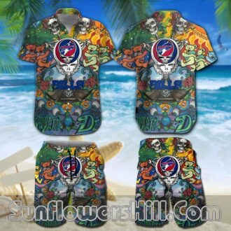 Buffalo Bills Grateful Dead Inspired Aloha Shirt for Music Loving Fans
