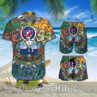 Buffalo Bills Grateful Dead Inspired Aloha Shirt for Music Loving Fans