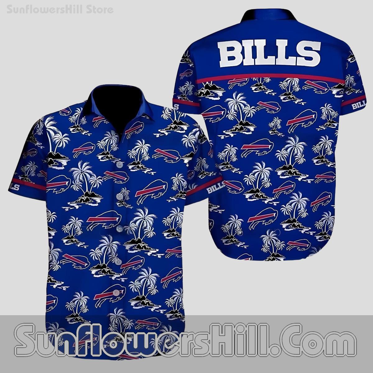 Buffalo Bills Tropical Island Casual Shirt for Game Day Style