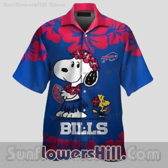 Buffalo Bills Aloha Snoopy Shirt for Vacation and Tailgate Parties