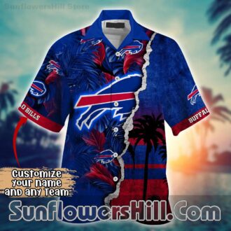 Buffalo Bills Blue Umbrella Hawaiian Shirt for Summer Fans