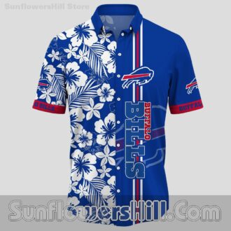 Buffalo Bills Bold Stripe Casual Shirt for Fans and Backyard Parties