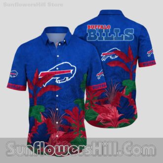Buffalo Bills Coastal Aloha Shirt for Fans by the Water
