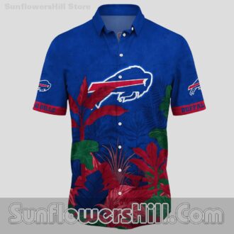Buffalo Bills Coastal Aloha Shirt for Fans by the Water