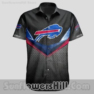 Buffalo Bills Cool Pool Deep Blue Wave Casual Shirt for Football Fans