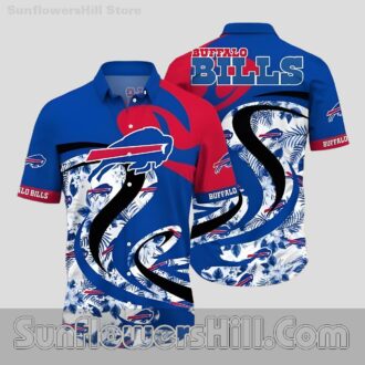 Buffalo Bills Dark Floral Unisex Shirt for Vacation and Cookouts