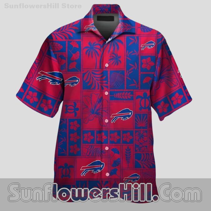 Buffalo Bills Red Accent Casual Shirt for Game Day Vibes