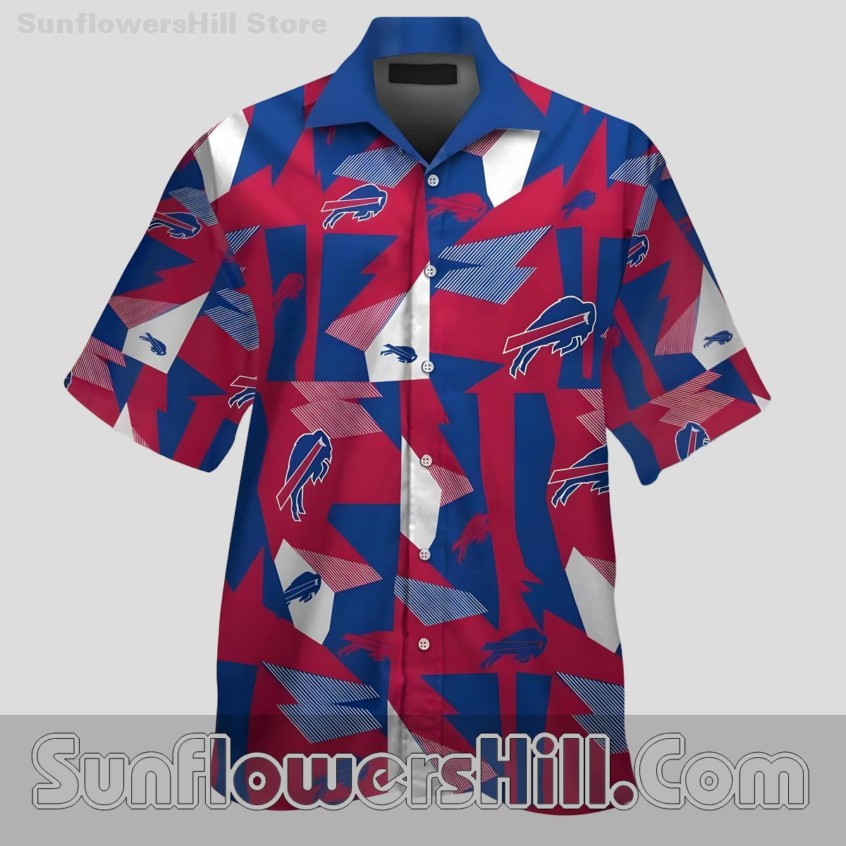 Buffalo Bills Red Navy Unisex Casual Shirt for Football Lovers