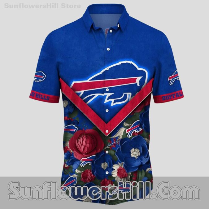 Buffalo Bills Relaxed Fit Aloha Shirt for Summer Tailgates