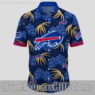 Buffalo Bills Tropical Breeze Short Sleeve Shirt for Travel Lovers