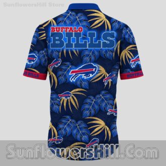 Buffalo Bills Tropical Breeze Short Sleeve Shirt for Travel Lovers