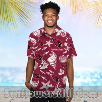 Arizona Cardinals Coral Reef Hawaiian Shirt for Beach Trip Fans